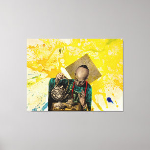 Der Tea Man von Michael Moffa Leinwanddruck