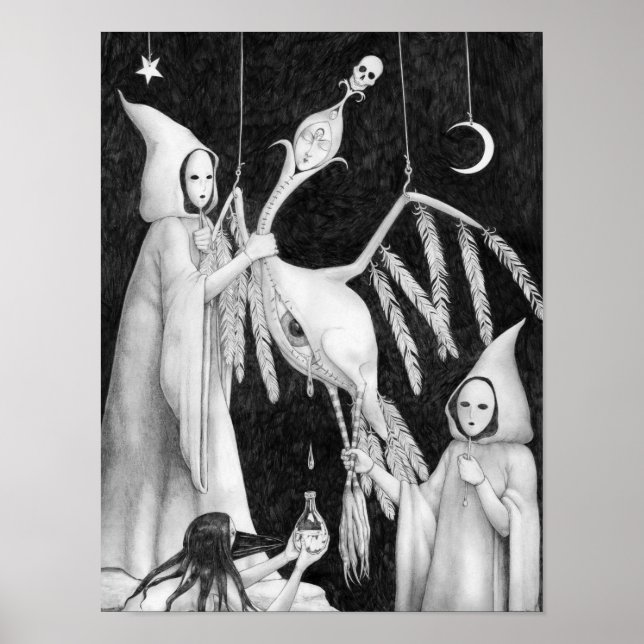 Der Tear Collector von Christiane Cegavske Poster (Vorne)