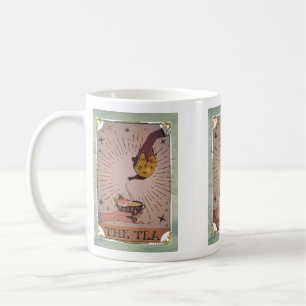 "Der Tee" Vintage Tarotkarten Mystische Hexenkunst Kaffeetasse