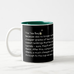Der Teebeutel Zweifarbige Tasse