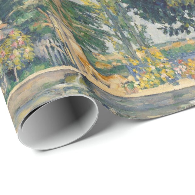 Der Teich von Paul Cezanne Wrapping Paper Geschenkpapier (Rolleneckpunkt)