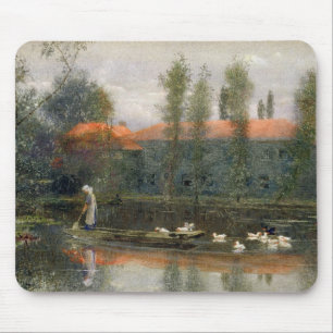 Der Teich von William Morris arbeitet an Merton Mousepad