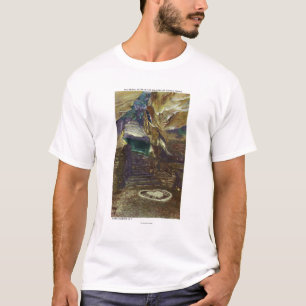 Der Tempel-Balkon-Ansicht des Titanen vom Braut T-Shirt