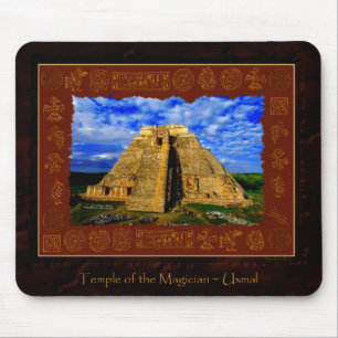 Der Tempel des Magician Maya-Geschenks Mousepad