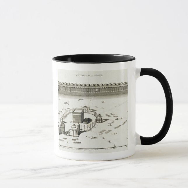 Der Tempel des Mekkas (Stich) Tasse (Rechts)