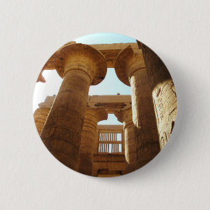 Der Tempel-Komplex von Karnak in Thebes, Ägypten Button