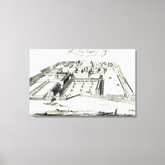 Der Tempel Leinwanddruck (Vorderseite)
