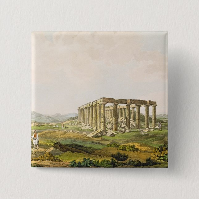 Der Tempel von Apollo Epicurius, überziehen 25 vom Button (Vorderseite)