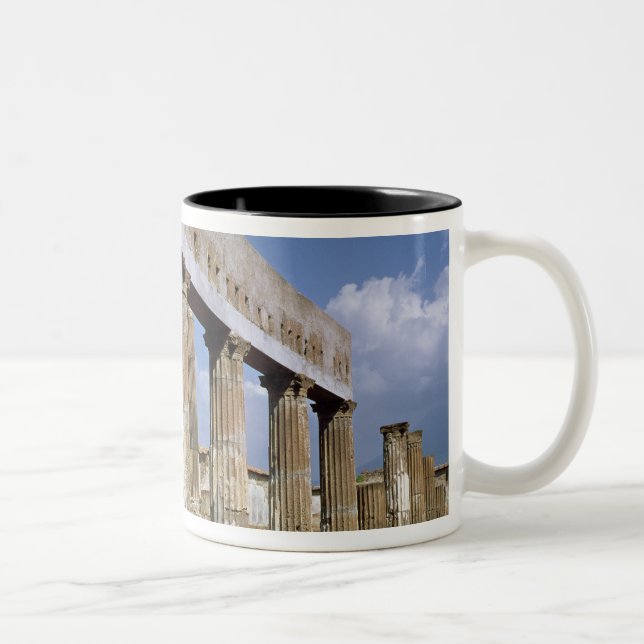 Der Tempel von Apollo Zweifarbige Tasse (Rechts)