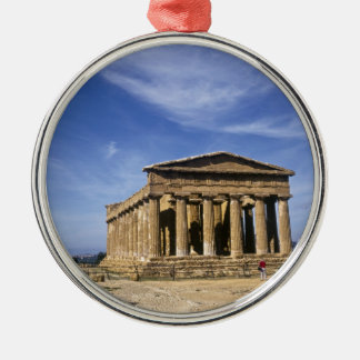 Der Tempel von Concordia in Agrigento, Italien Silbernes Ornament