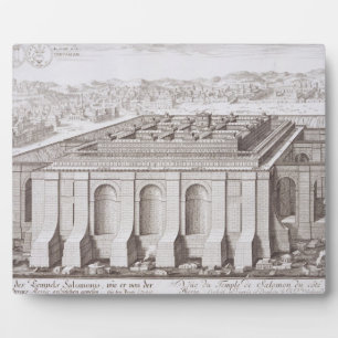 Der Tempel von Solomon, Jerusalem, aus "Entwurf ei Fotoplatte