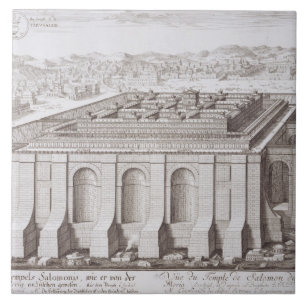 Der Tempel von Solomon, Jerusalem, von 'Entwurf Fliese