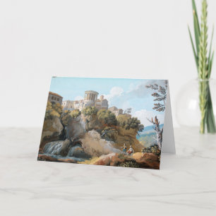 Der Tempel von Vesta Giovanni Battista Busiri Karte