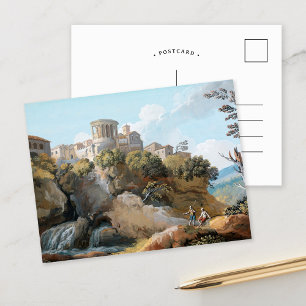 Der Tempel von Vesta   Giovanni Battista Busiri Postkarte