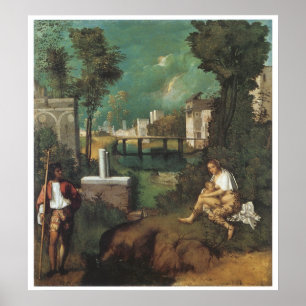 Der Tempest, 1510 Giorgione Poster