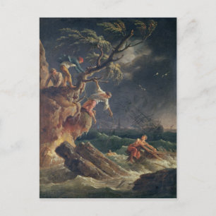 Der Tempest, c.1762 Postkarte