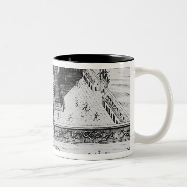 Der Templo Bürgermeister bei Tenochtitlan Zweifarbige Tasse (Rechts)