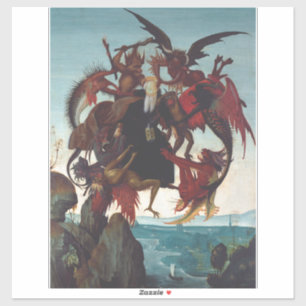 Der Tempo von Saint Anthony von Michelangelo Aufkleber
