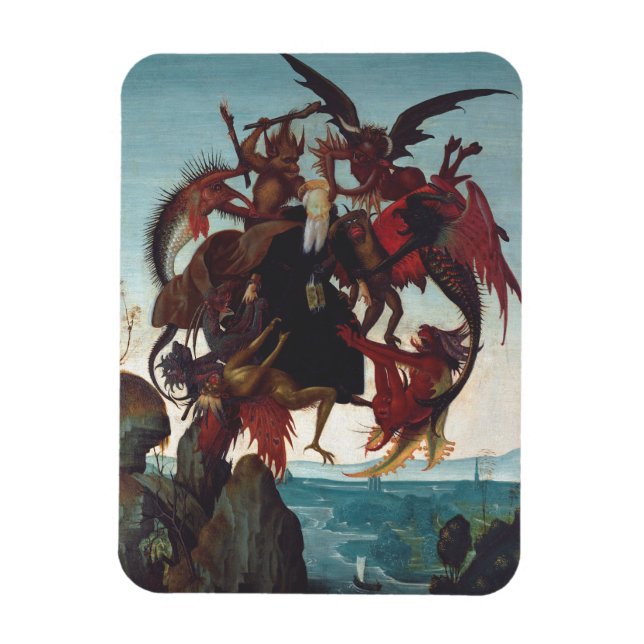 Der Tempo von Saint Anthony von Michelangelo Magnet (Vertikal)