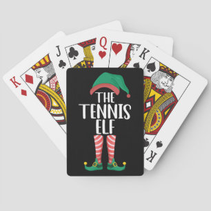 Der Tennis-Elf-Passende-Familien-Gruppen-Weihnacht Spielkarten