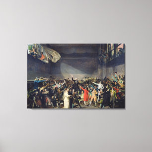 Der Tennisplatz-Eid 1791 am 20. Juni 1789 Leinwanddruck