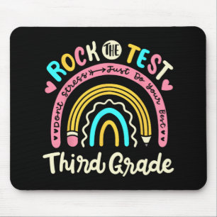 Der Test der dritten Klasse Rainbow Test Day Teach Mousepad