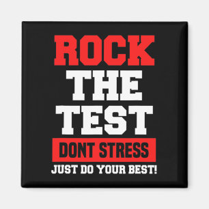 Der Test macht nicht nur Stress, sondern macht auc Magnet