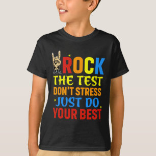 Der Test macht nicht nur Stress, sondern macht auc T-Shirt