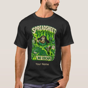 Der Test War Einfach Für Jemanden Lustige Tabelle T-Shirt