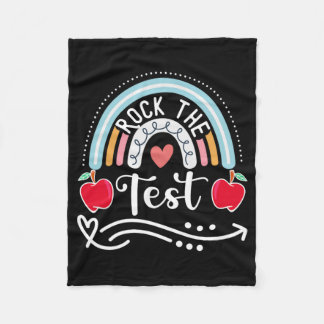 Der Testtag des Testlehrers: Funny Teache Fleecedecke