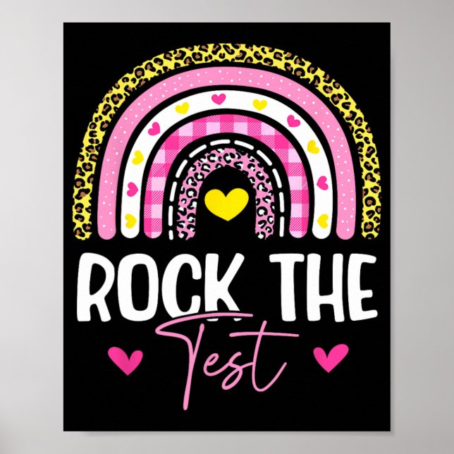Der Testtag des Testlehrers: Funny Teache Poster (Vorne)