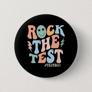 Der Testtag Retro Motivierend Teacher St. Button