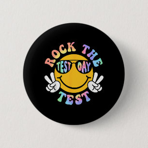 Der Testtag Retro Motivierend Teacher St. Button