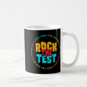 Der Testtag Retro Motivierend Teacher St. Kaffeetasse