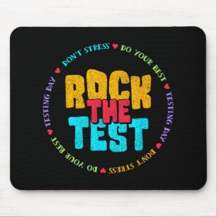 Der Testtag Retro Motivierend Teacher St. Mousepad