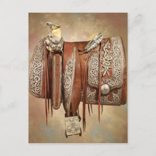 Der teuerste Sattel der Welt Postkarte