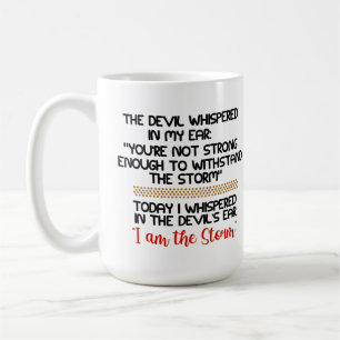 Der Teufel flüsterte in meinem Ohr Leben Inspirati Kaffeetasse