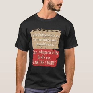 Der Teufel flüsterte in meinem Ohrteppich-Zitat T-Shirt