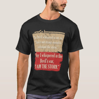 Der Teufel flüsterte mir ins Ohr Teufelszitat T-Shirt