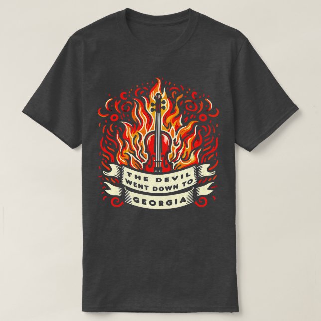 Der Teufel ging nach Georgia TShirt 2 (Design vorne)
