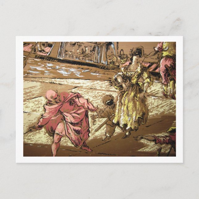 Der Teufel hat mich dazu gebracht. Postkarte (Vorderseite)