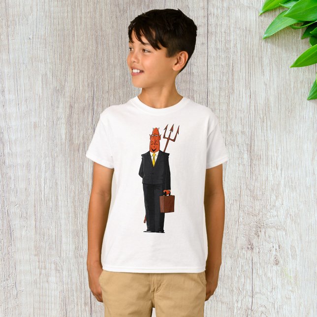 Der Teufel im Anzug T-Shirt (Von Creator hochgeladen)