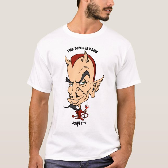 Der Teufel ist ein männlicher T - Shirt (Vorderseite)