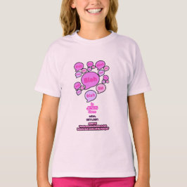 Der Teufel - pink - der T - Shirt des Mädchens