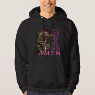 Der Teufel sah mich mit gesenktem Kopf Hoodie