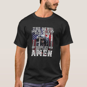 Der Teufel sah mich mit meinem Kopf denken, er wür T-Shirt