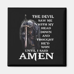 Der Teufel sah mich mit meinem Kopf herab, bis ich Magnet