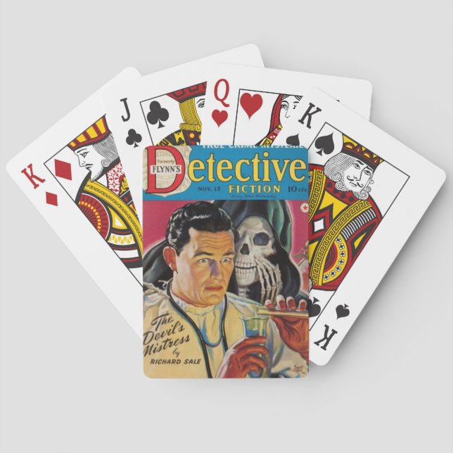 Der Teufel spielt Karten Spielkarten (Rückseite)