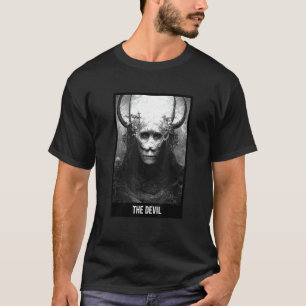 Der Teufel Tarot Card Satanic Goth Occult T-Shirt
