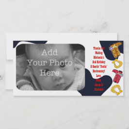 Der themenorientierte Hootenannyhoedown-Cowboy Dankeskarte